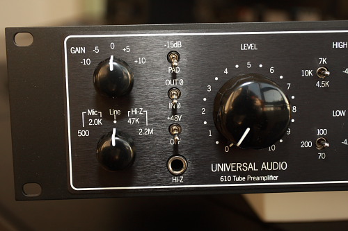 Universal Audio LA-610 MkII 经典电子管话放