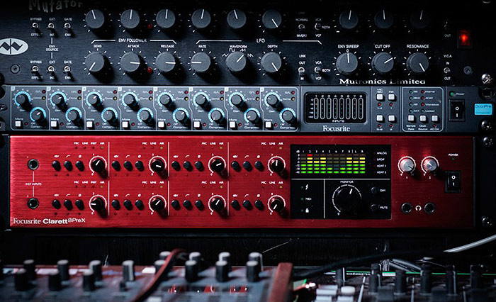 Focusrite Clarett 8Pre X 8通道话放/音频接口