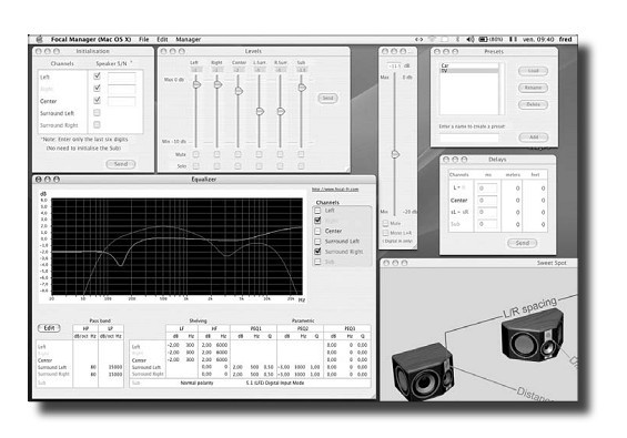 Focal Manager 控制Focal数字监听系统的软件
