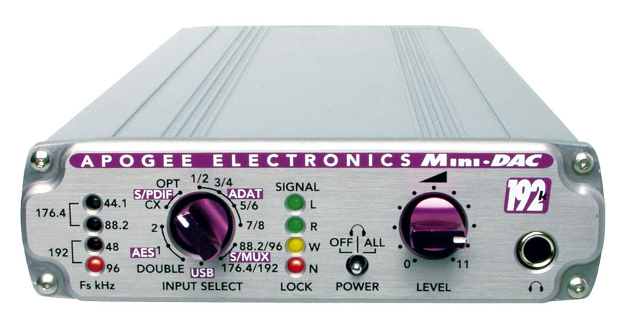 APOGEE MINI-DAC 192k 2通道D/A转换器（停产）