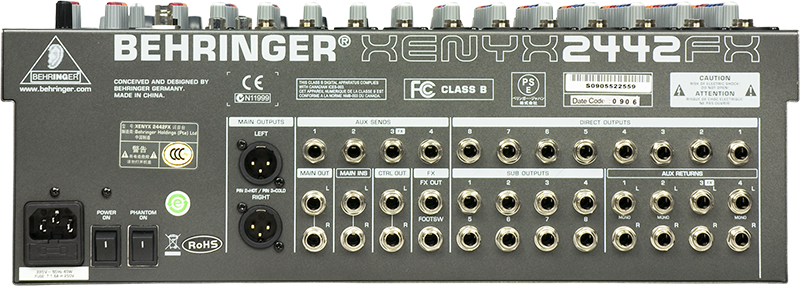Behringer (百灵达) XENYX 2442FX调音台