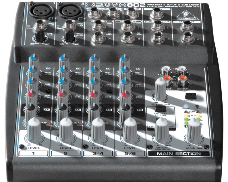 Behringer (百灵达) XENYX 802调音台