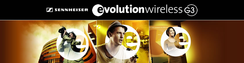 森海塞尔 Sennheiser EW122 G3 领夹无线话筒/心形 套装