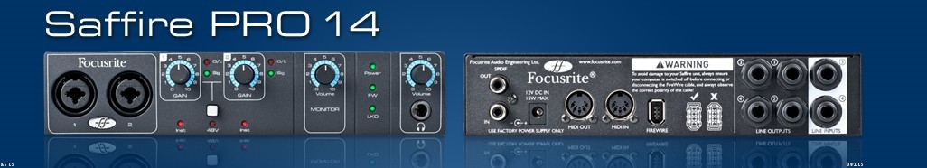 Focusrite Saffire Pro 14 火线音频接口