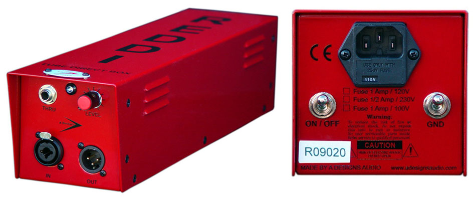 A-Designs REDDI Tube Direct Box 电子管DI接口盒
