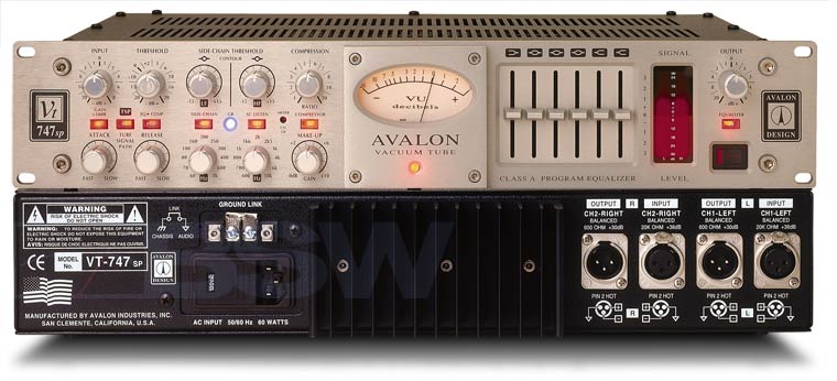 Avalon VT-747SP 立体声真空电子管压缩器