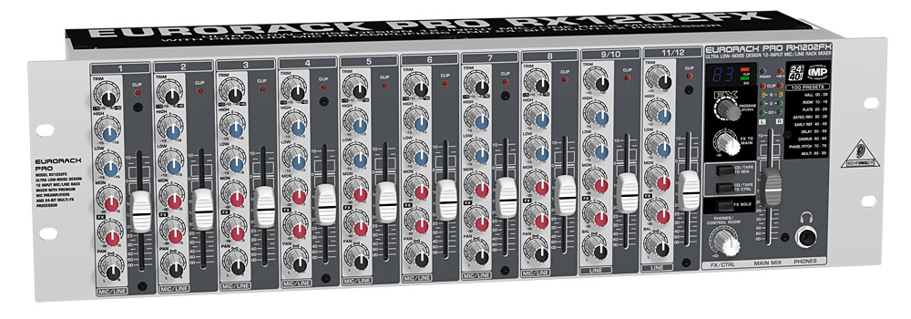 BEHRINGER(百灵达) EURORACK PRO SX1202-FX 模拟调音台