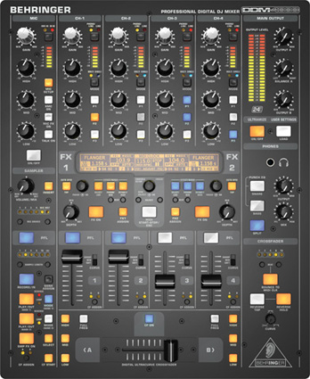 BEHRINGER (百灵达) DIGITAL PRO MIXER DDM4000  顶级数码DJ混音台