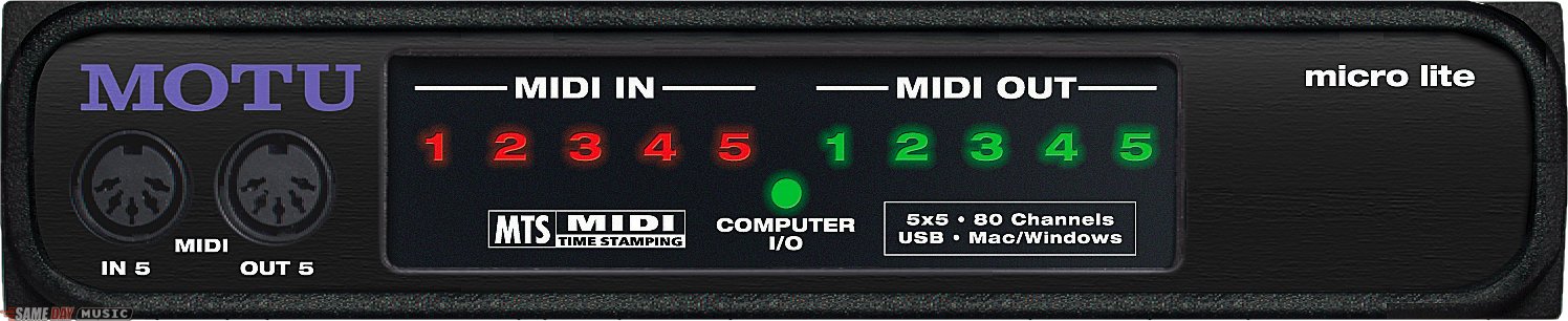 MOTU 马头 Micro Lite USB MIDI接口