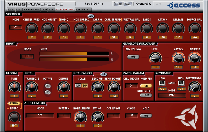 TC Electronic Access Virus 虚拟合成器