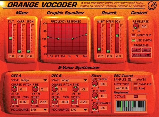 Digidesign Prosoniq Orange Vocoder