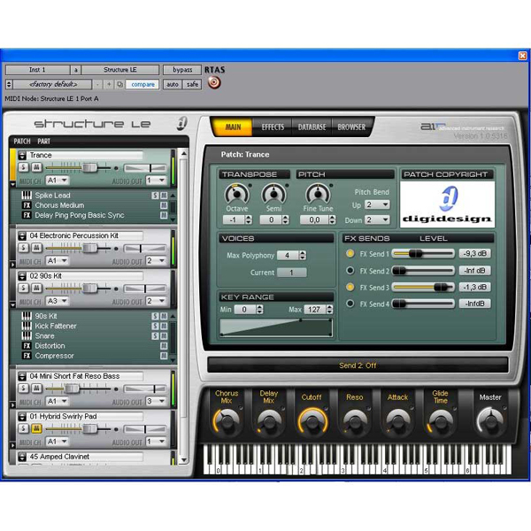 Digidesign Structure LE 插件