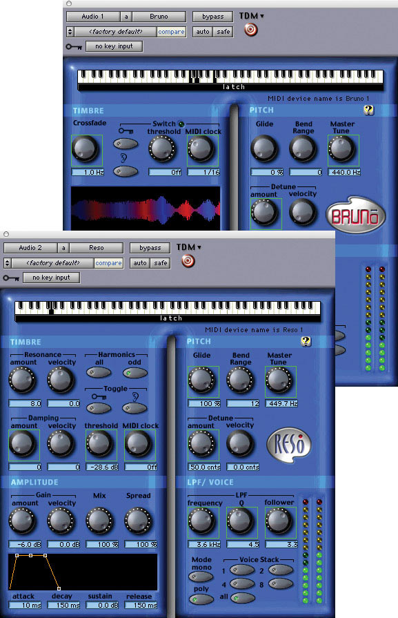 Digidesign Bruno/Reso 插件