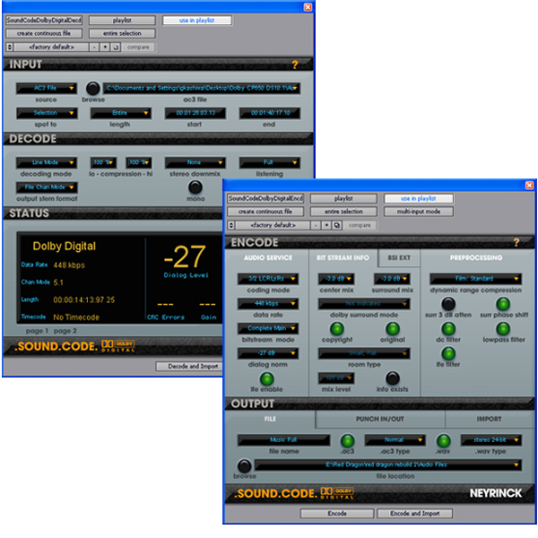 Digidesign Neyrinck SoundCode 插件