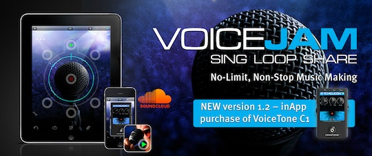 TC-Helicon 推出VoiceJam 1.2