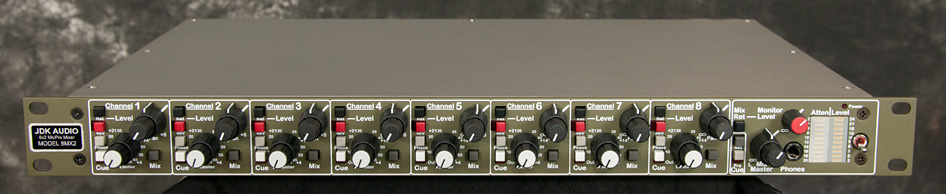 API 8MX2 机架式话放/混音器