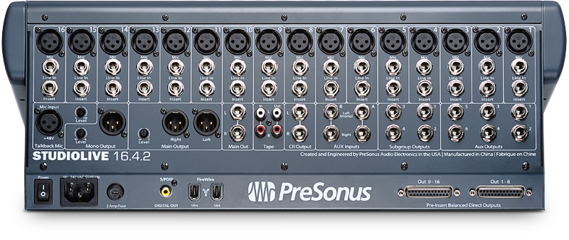 PreSonus StudioLive 16.4.2 16路数字调音台
