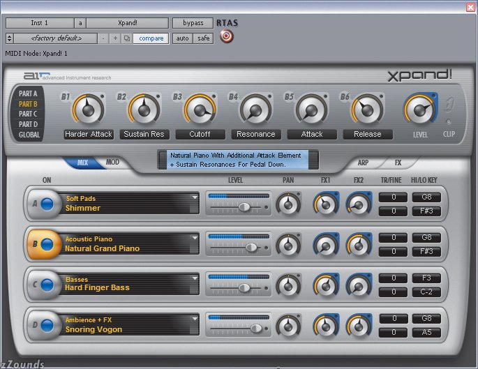 Digidesign Virtual Instruments 插件